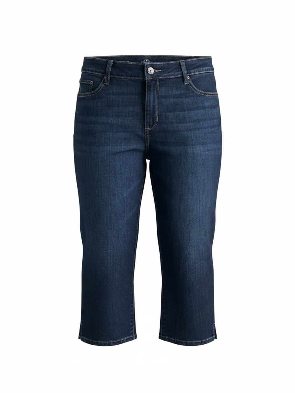 St. John's Bay Size 18W Blue Cropped Capri Jeans